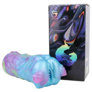 Coniglio marino silicone iridescente blu viola rosa verde con scatola GEEBA