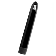 Vibratore nero Intense VITO cilindrico superficie liscia base scanalata presa sicura