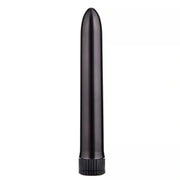 Vibratore nero opaco Intense superficie liscia con base a scanalature
