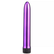Vibratore Intense VITO viola iridescente superficie lucida base nera scanalata