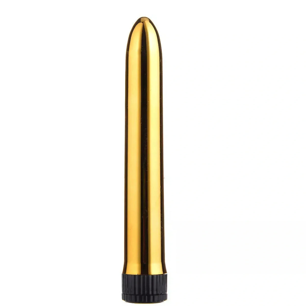 Vibratore classico Intense VITO oro metallico superficie lucida punta arrotondata