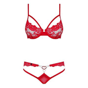 Sexy Completino Rosso Obsessive Tempting Set