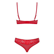 Sexy Completino Rosso Obsessive Tempting Set