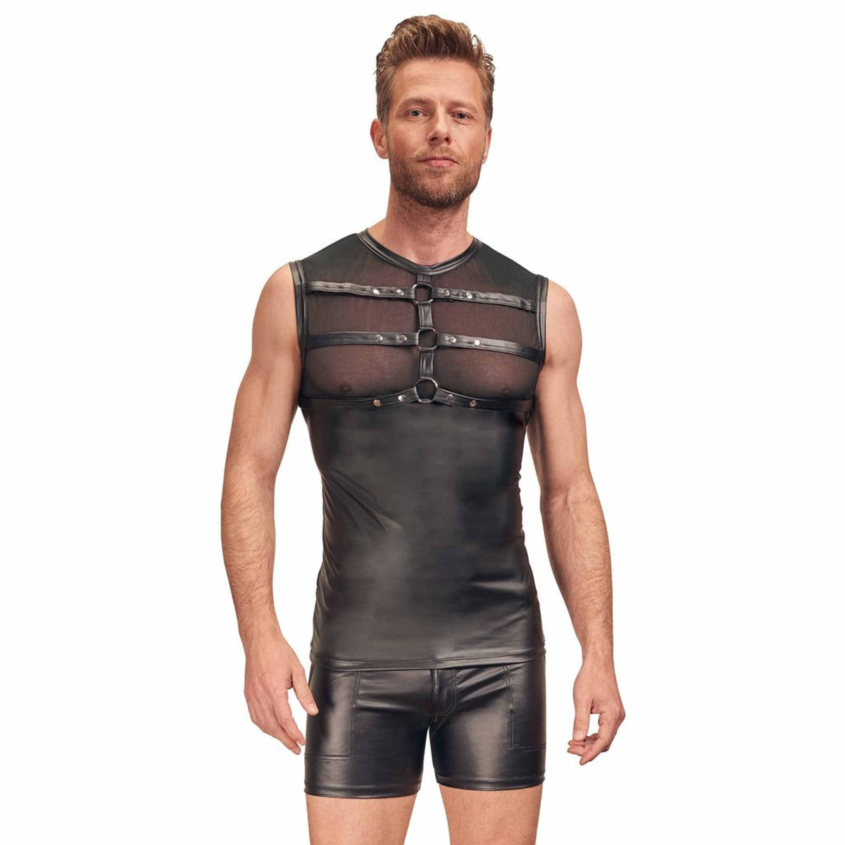 Shirt Sexy Con Harness Petto Integrato