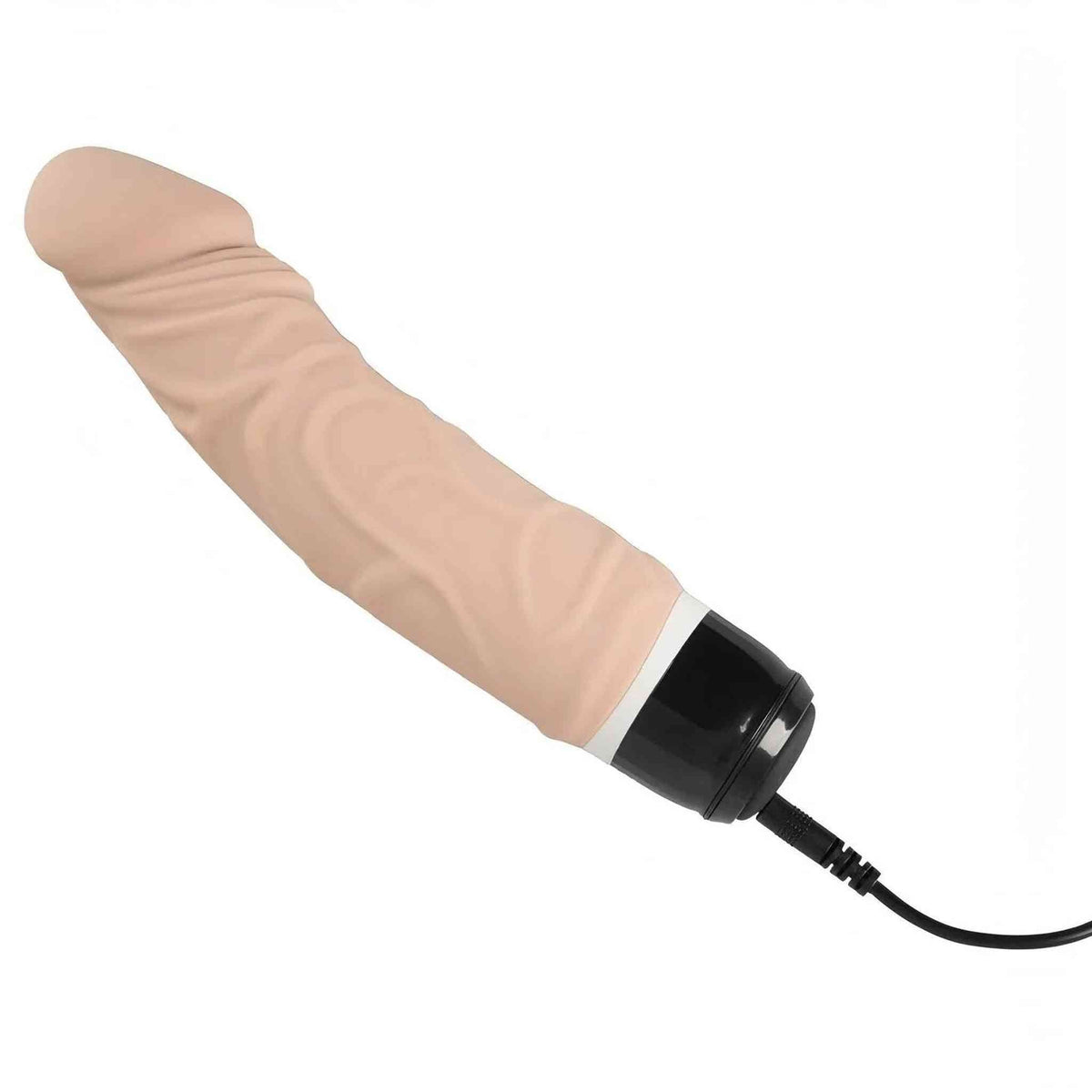 Silicone Classic 2.0 Thick Dick Vibrator - Ricaricabile, 7 diversi programmi di vibrazione, Rosa Carne