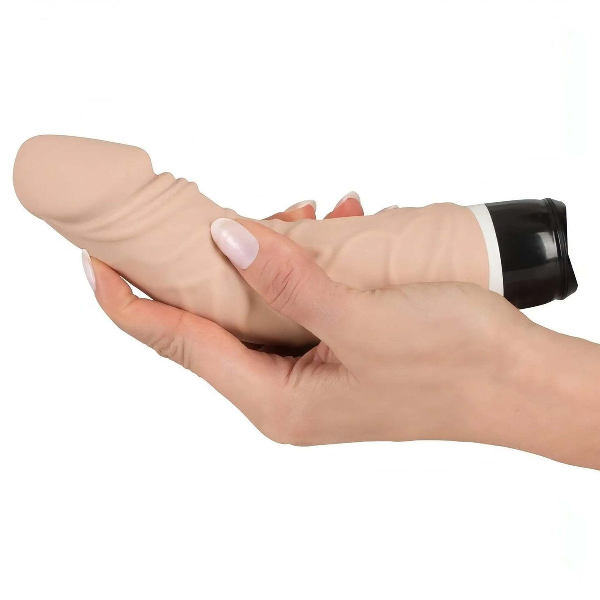 Silicone Classic 2.0 Thick Dick Vibrator - Ricaricabile, 7 diversi programmi di vibrazione, Rosa Carne