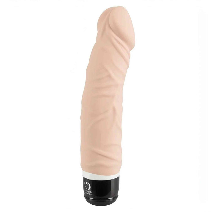 Silicone Classic 2.0 Thick Dick Vibrator - Ricaricabile, 7 diversi programmi di vibrazione, Rosa Carne