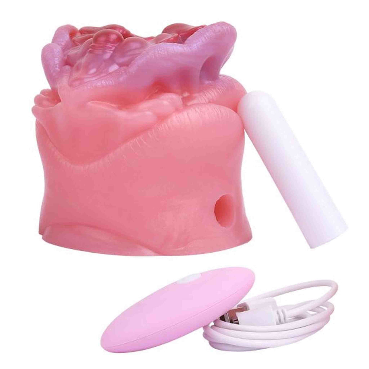 Silicone Vibrating Fantasy Masturbators