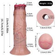 Silicone egg-laying dildo, realistic ovipositor dildo for women
