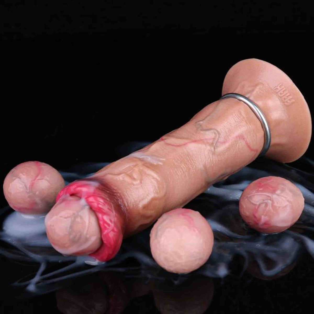 Silicone egg-laying dildo, realistic ovipositor dildo for women