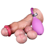 Silicone egg-laying dildo, realistic ovipositor dildo for women