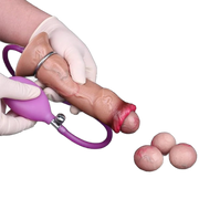 Silicone egg-laying dildo, realistic ovipositor dildo for women