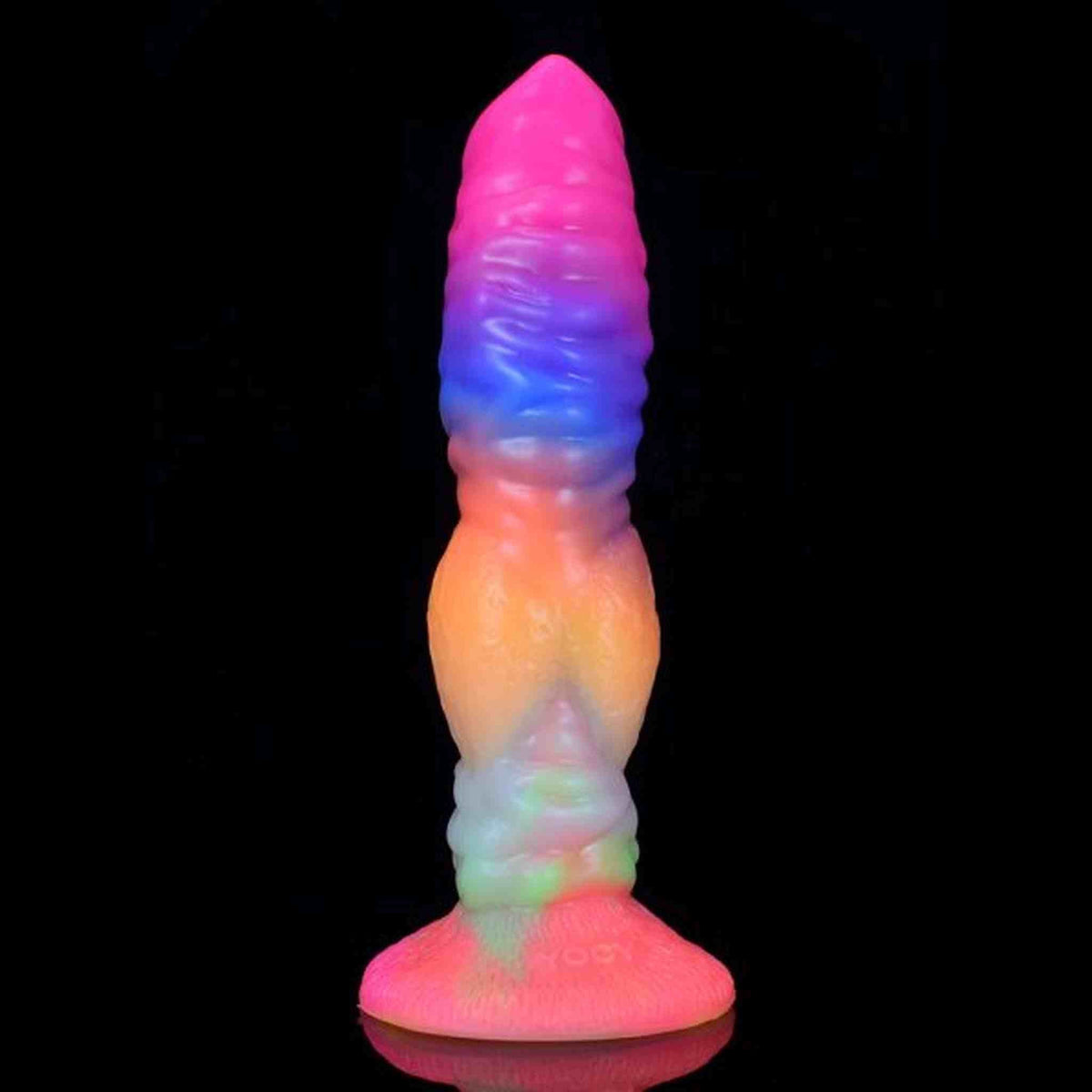 Silicone wolf anal dildo