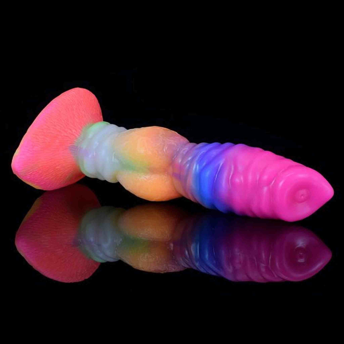 Silicone wolf anal dildo