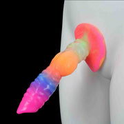 Silicone wolf anal dildo