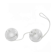 Palline vaginali in silicone trasparente con filo flessibile per esercizi Kegel