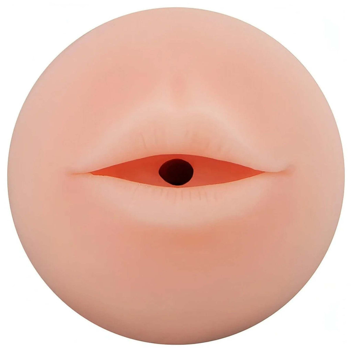 Soft Mouth Tube Cup - Masturbatore bocca vibrante bocca in cyberskin