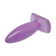 Plug anale viola con base a T e finitura opaca