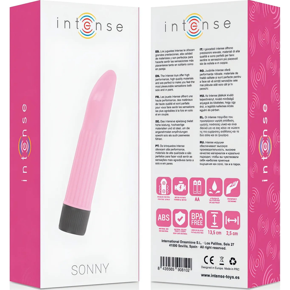 Sonny Vibratore multispeed Rosa