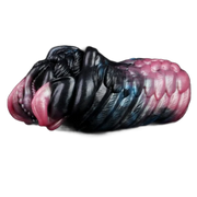 Toy masturbazione silicone liquido Stellar dream nero blu rosa con bocca a rilievo