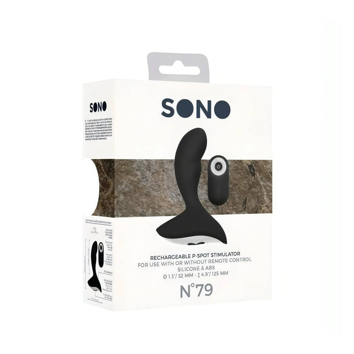 Scatola bianca Stimolatore Prostatico Wireless SONO con telecomando e specifiche tecniche