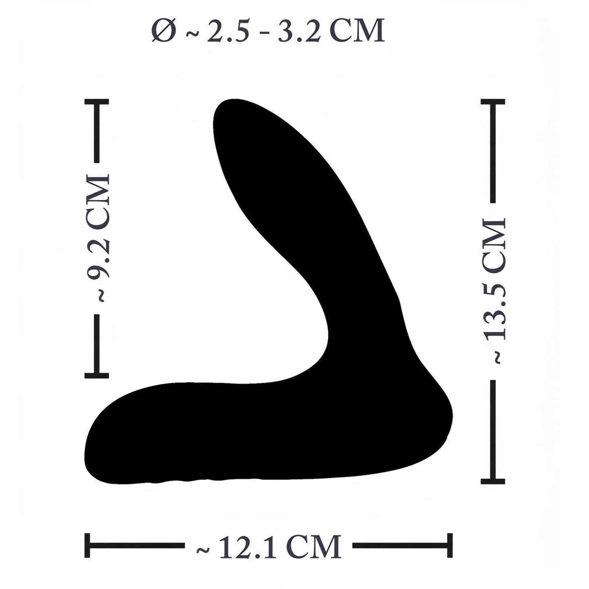Stimolatore Prostatico in Silicone Vibrante e Gonfiabile