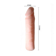 Strap-On Realistico con fallo 22.5 cm con funzione bendable