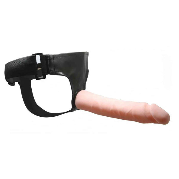 Strap-On Realistico con fallo 22.5 cm con funzione bendable
