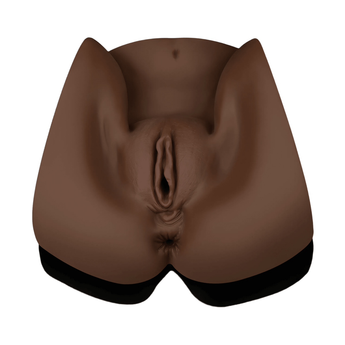 Frontale busto femminile TPE nero canali vagina e anus Streetgirl's