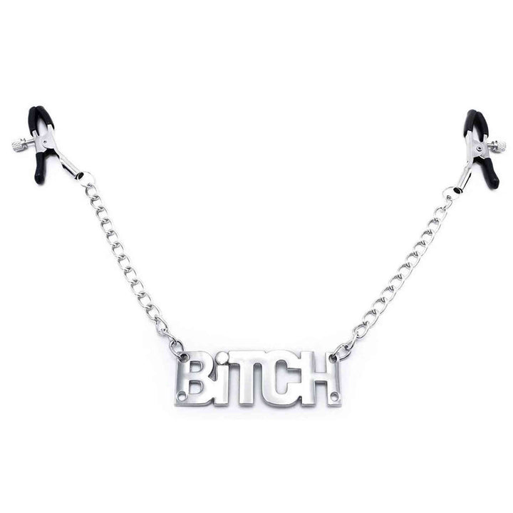 Stringicapezzoli Con Catena e Ciondolo "Bitch"