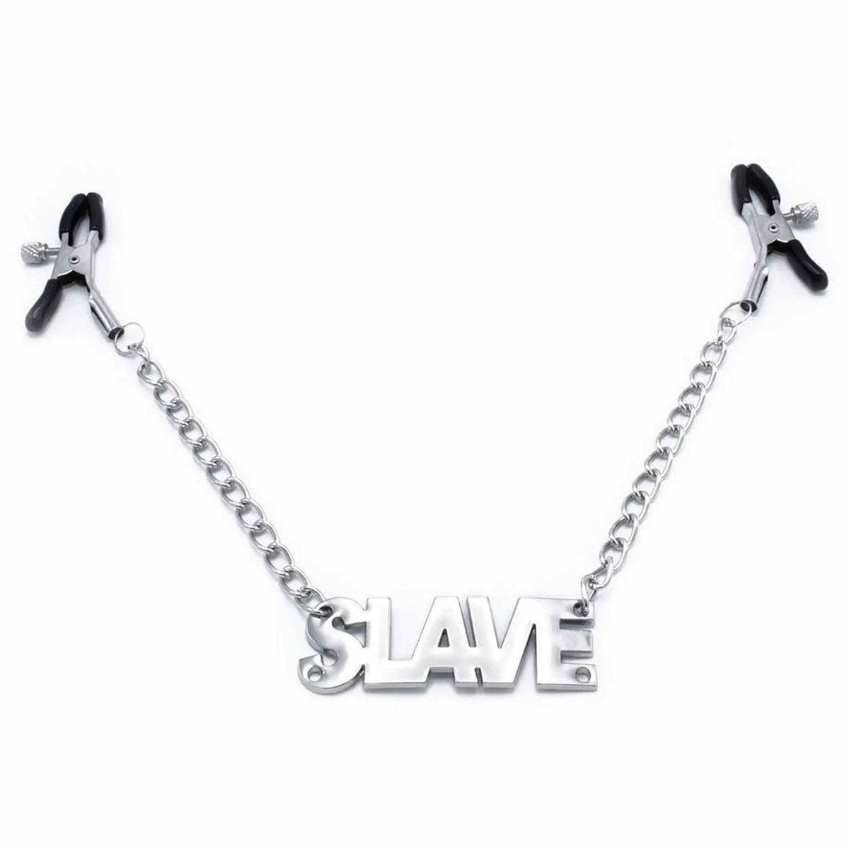 Stringicapezzoli Con Catena e Ciondolo "Slave"