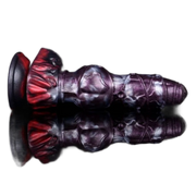 Stripe Dragon Monster Penis Silicone Dildo Female Masturbator