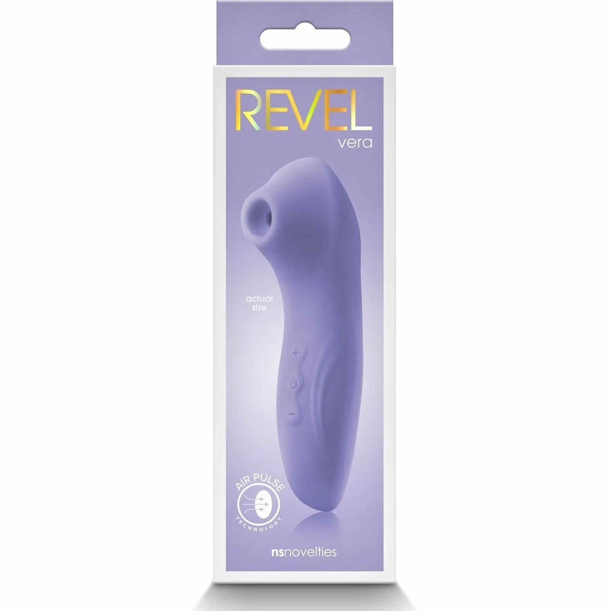 Scatola Vera Revel succhia clitoride tecnologia impulsi aria AIR PULSE TECHNOLOGY dimensione reale