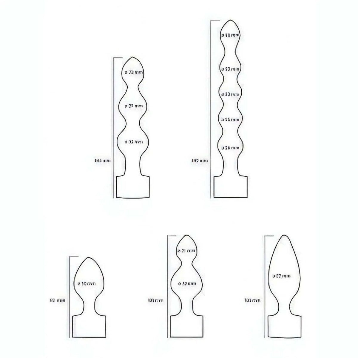Super Anal Kit 6 pezzi