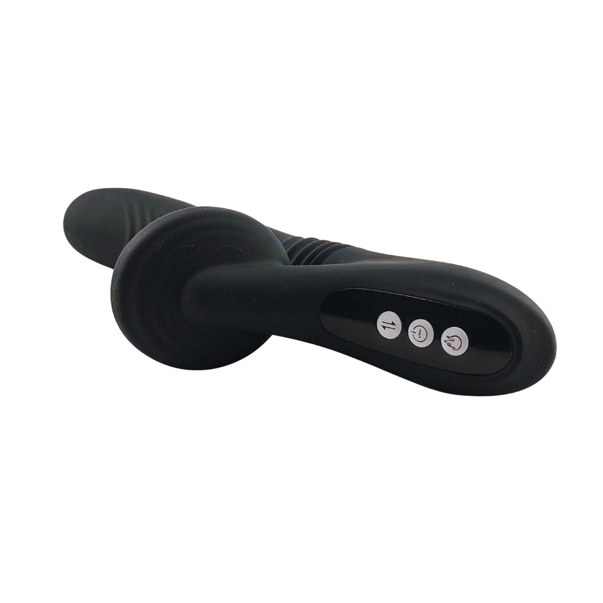 Super Vibratore Vaginale e Clitorideo con Spinta, Riscaldamento e Lingue Clitoridee
