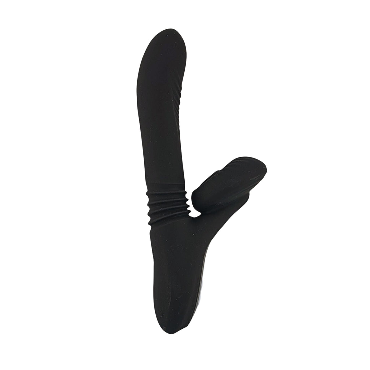Super Vibratore Vaginale e Clitorideo con Spinta, Riscaldamento e Lingue Clitoridee