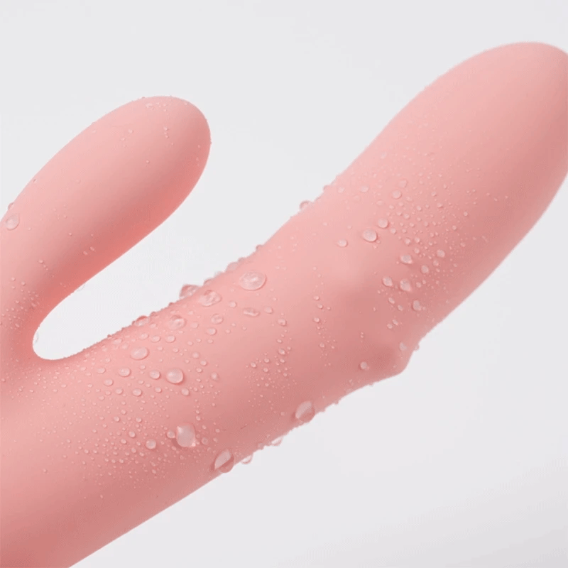 Vibratore rabbit Svakom Mora Neo rosa pastello in silicone impermeabile con finitura liscia