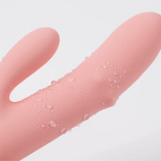 Vibratore rabbit Svakom Mora Neo rosa pastello in silicone impermeabile con finitura liscia