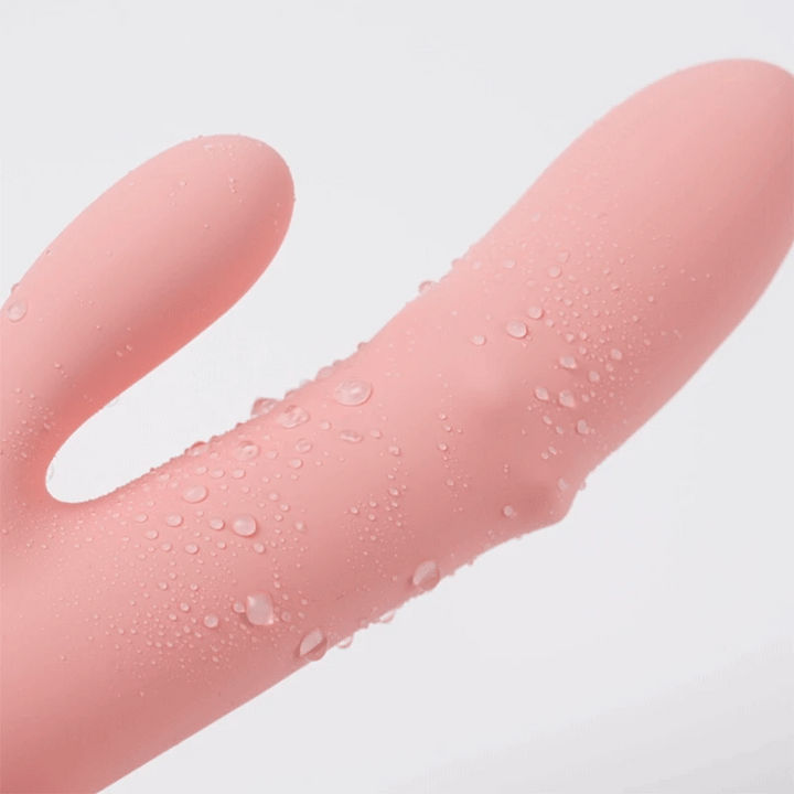 Vibratore rabbit Svakom Mora Neo rosa pastello in silicone impermeabile con finitura liscia