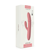 Scatola prodotto vibratore rabbit interattivo Svakom Mora Neo Connexion Series con illustrazione rosa
