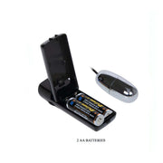 Vano batterie AA per pompa pene vibrante con testina cromata inclusa nel kit