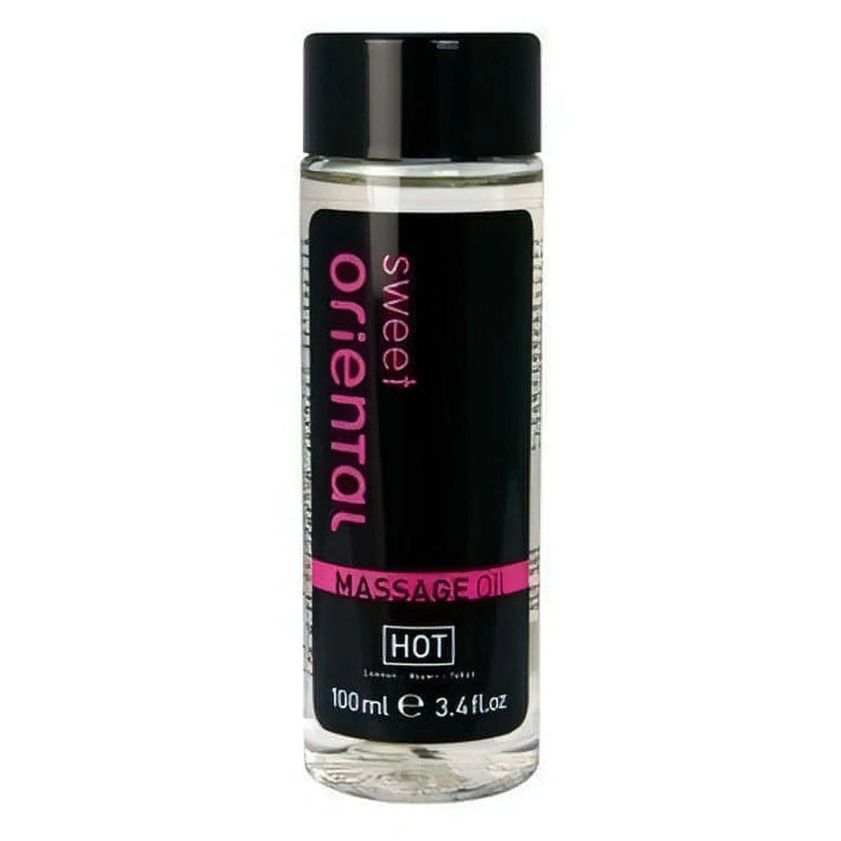 Olio da massaggio caldo Sweet Orientall 100 ml bottiglia nera con tappo opaco