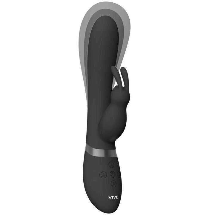 Taka Vibratore Rabbit Gonfiabile con 3 diversi motori