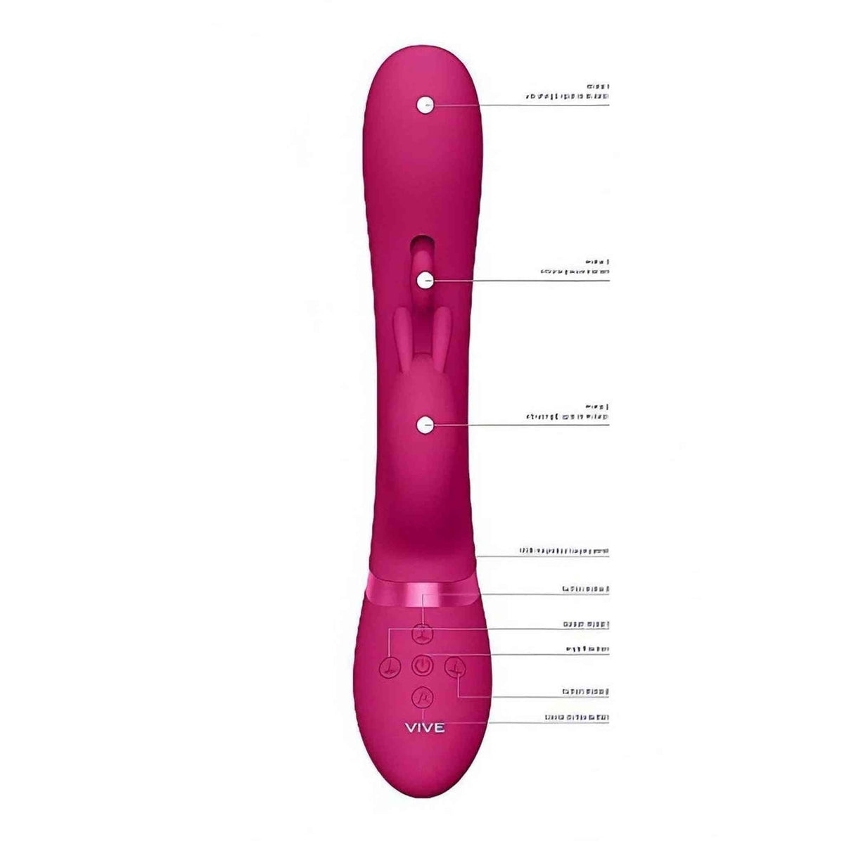 Tama Vibratore Rabbit con lingua Punto G