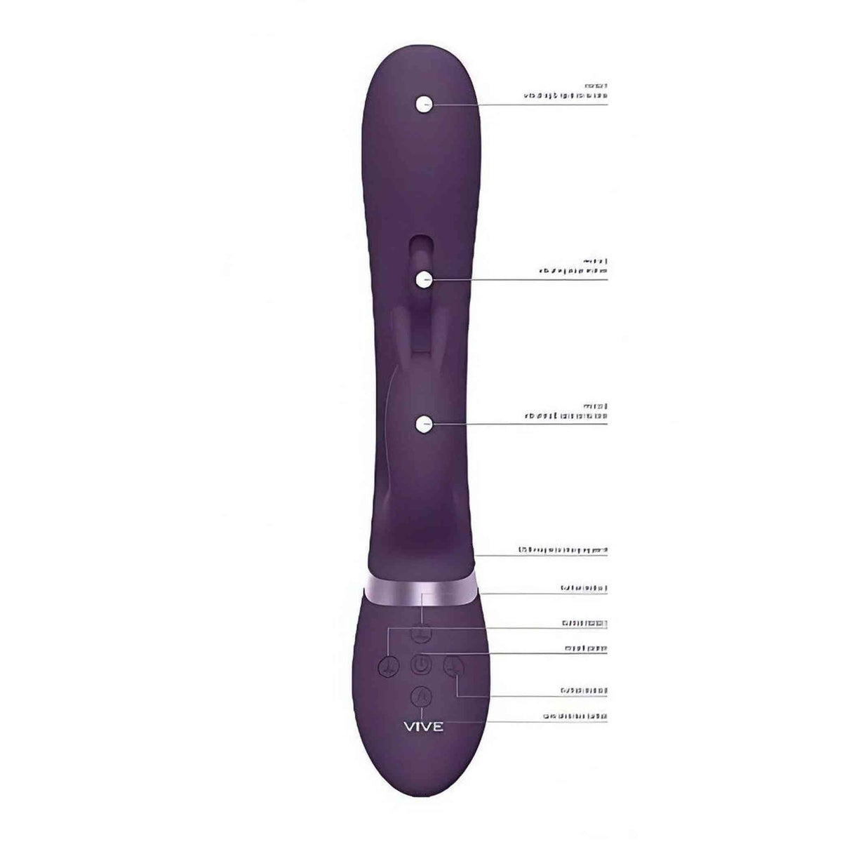 Tama Vibratore Rabbit con lingua Punto G