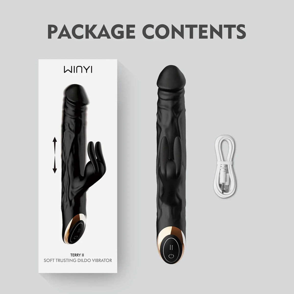 Terry II - Vibratore Rabbit Realistico Con Spinta