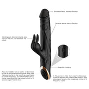 Terry II - Vibratore Rabbit Realistico Con Spinta