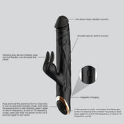Terry II - Vibratore Rabbit Realistico Con Spinta