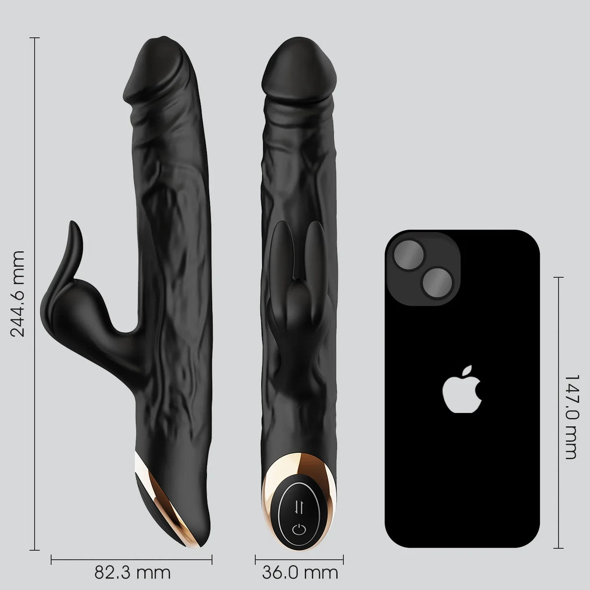 Terry II - Vibratore Rabbit Realistico Con Spinta