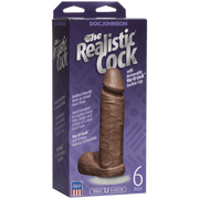 The Realistic Cock 8″ - Mulatto